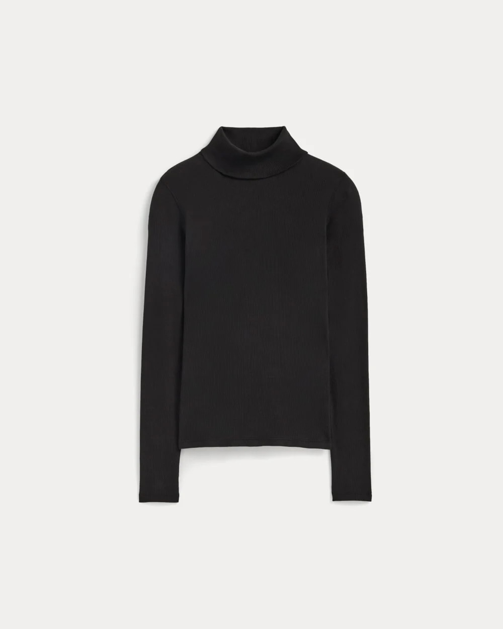 The Luxe Rib Turtleneck | Black | Everlane