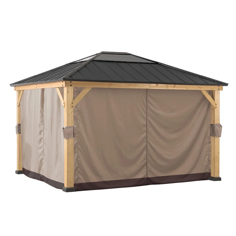 Universal Curtains for Wood Framed Gazebos | Wayfair North America