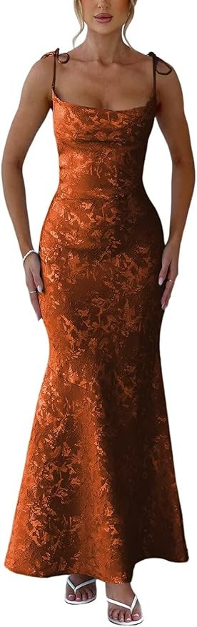 Satin Prom Dresses 2025 Mermaid Formal Dress Long Elegant Evening Wedding Guest PU187 | Amazon (US)