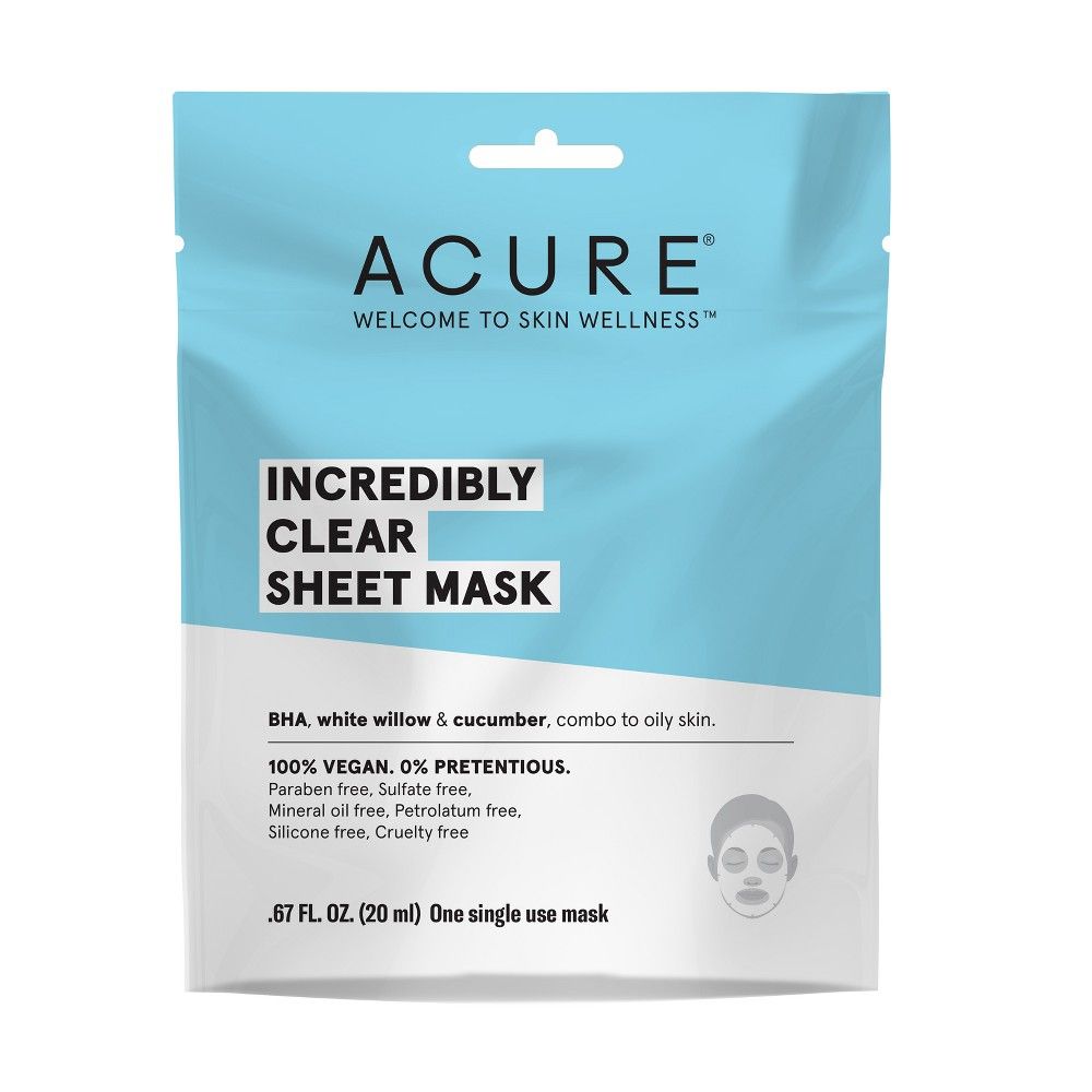 Acure Incredibly Clear Sheet Mask - 1ct | Target
