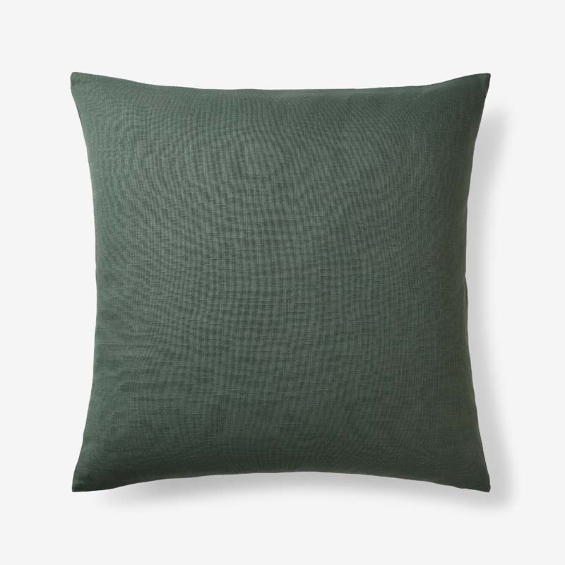 Texture Decorative Square Pillow Cover - Green, 20 in. x 20 in. | The Company Store