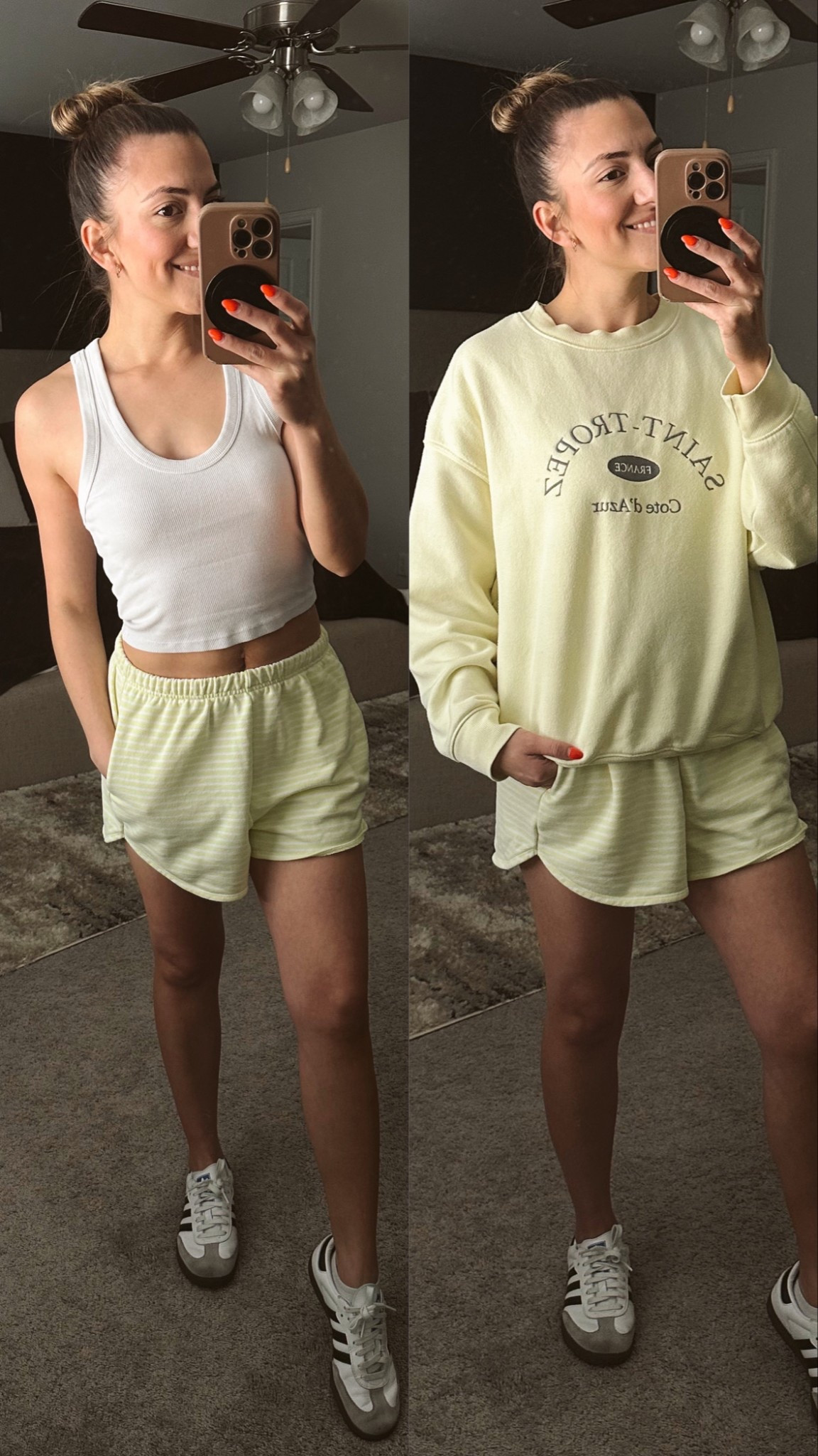 In LOVE with these new lounge shorts from Target and they pair perfectly with them sweater! Such comfy everyday/errands pieces 👏🏻

#LTKFindsUnder50 #LTKActive #LTKStyleTip