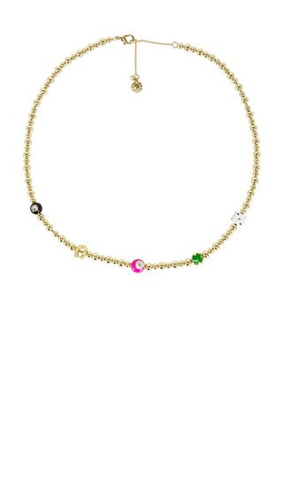 BaubleBar Lucky Motif Necklace in Metallic Gold. | Revolve Clothing (Global)