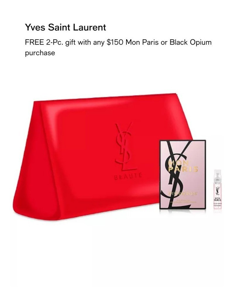 Free YSL makeup bag with a perfume purchase. Beauty, fragrance, samples, luxury, gift idea.

#LTKTravel #LTKBeauty #LTKItBag