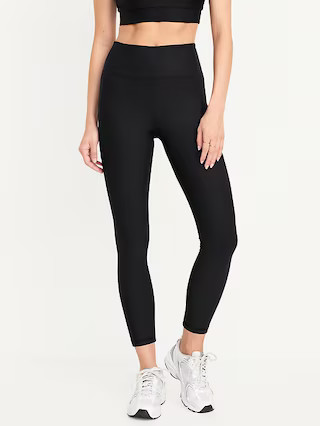 High-Waisted PowerSoft Ribbed Leggings | Old Navy (US)