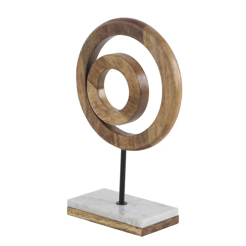 Warwick Eccentric Wood Ring Sculpture | Wayfair North America