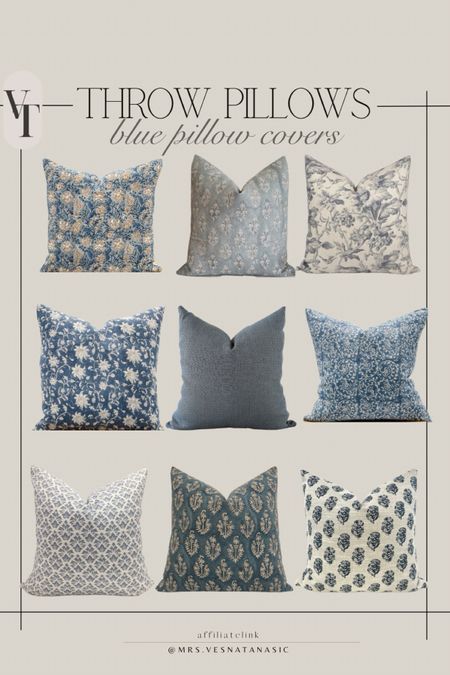 Spring throw pillows perfect shade of blue and gray! 



#LTKSeasonal #LTKfindsunder100 #LTKhome