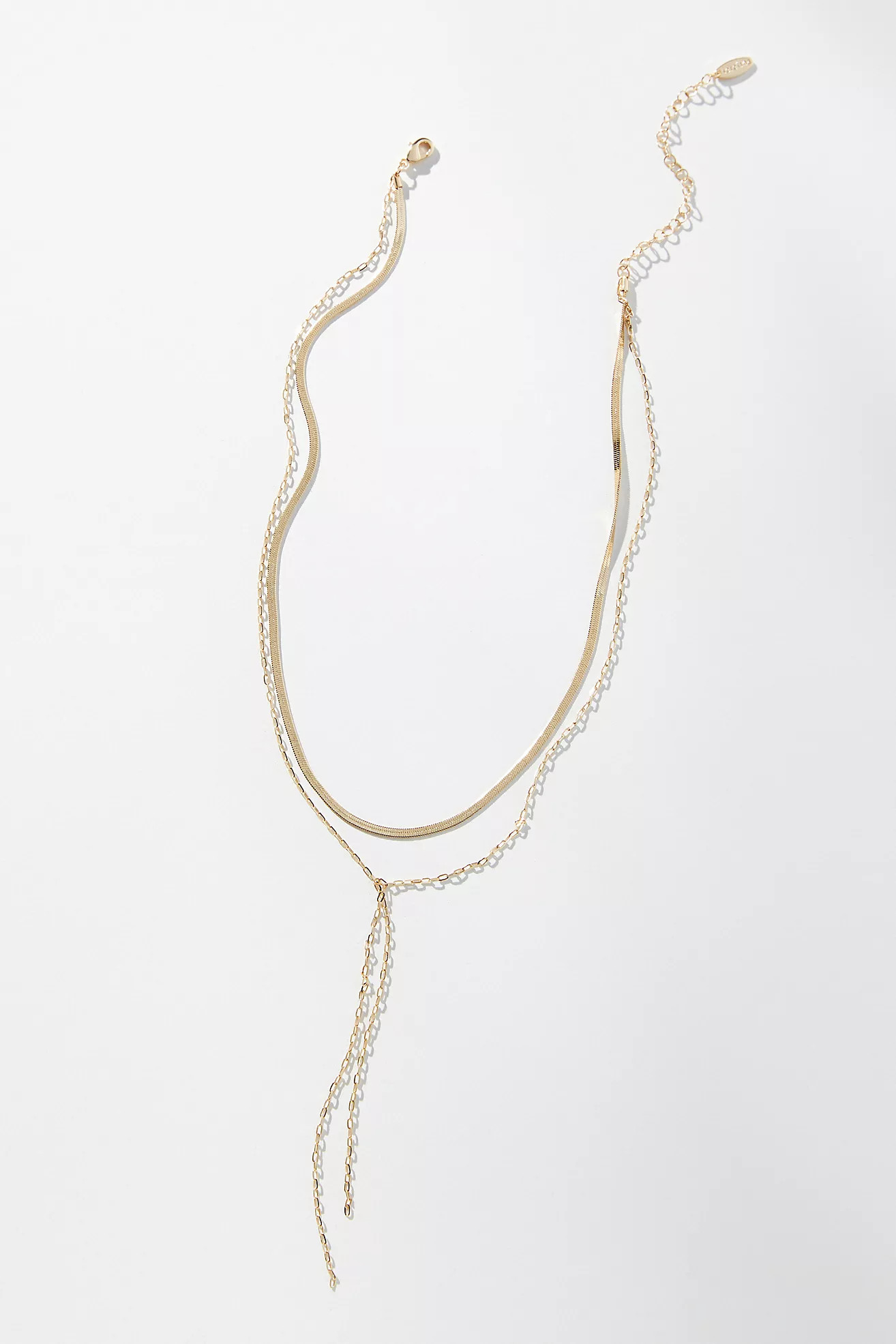 Delicate Y-Neck Layered Necklace | Anthropologie (US)