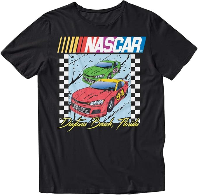NASCAR Vintage Daytona 500 Shirt - Vintage Race Car Racing Mens Graphic T-Shirt | Amazon (US)