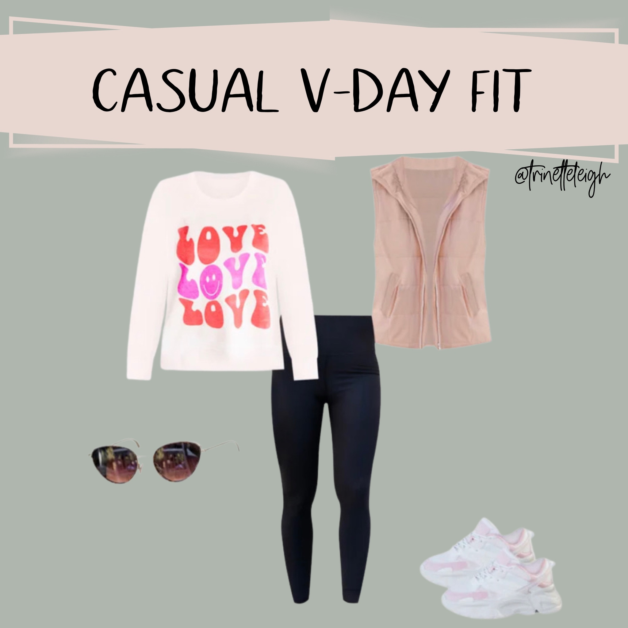 Looking for a casual V-Day fit? ♥️ Look no further!! 

#LTKSeasonal #LTKfit #LTKstyletip
