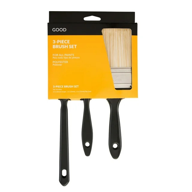 GOOD 3-Piece Polyester Brush Set | Walmart (US)