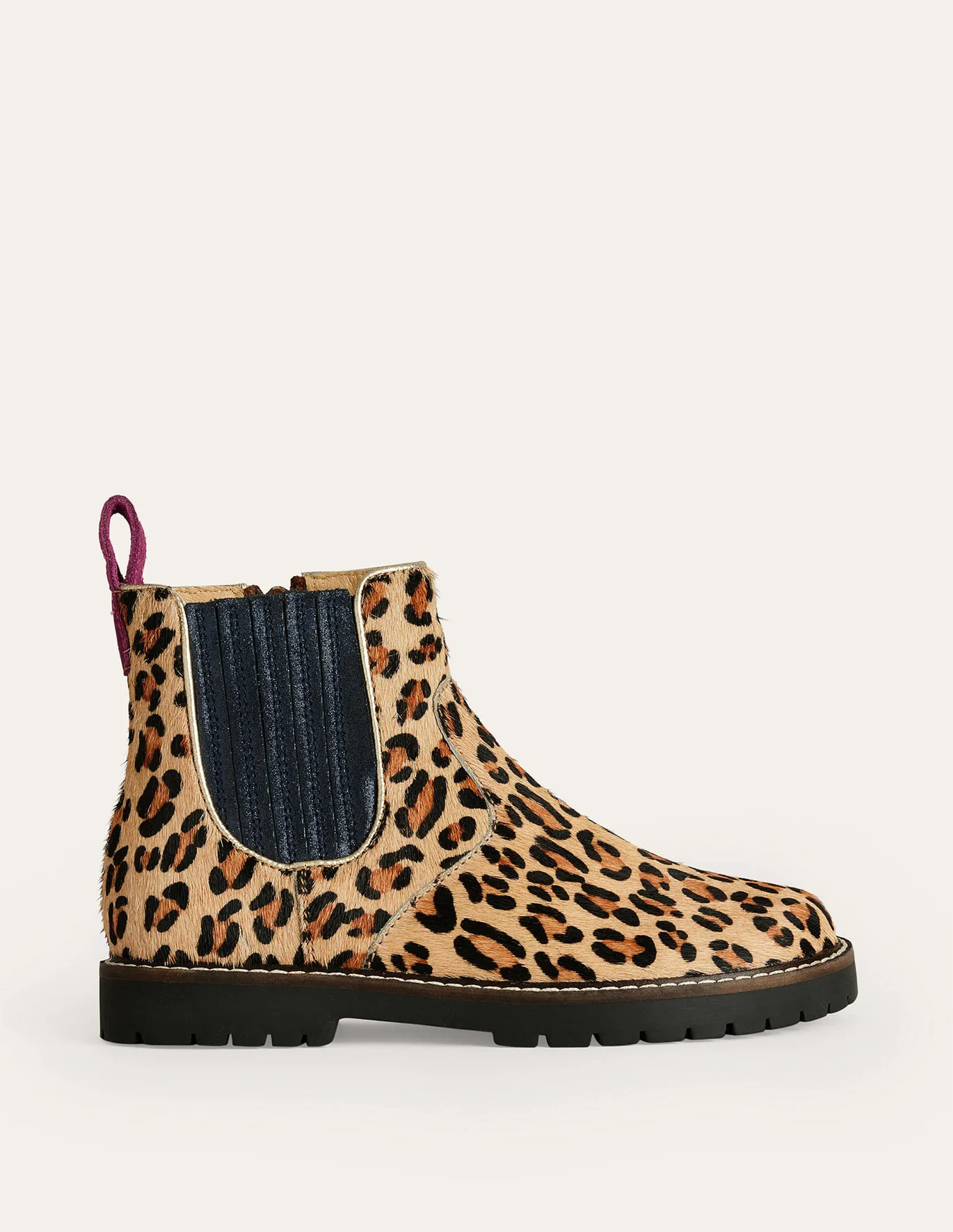 Leather Chelsea Boots - Leopard | Boden (UK & IE)