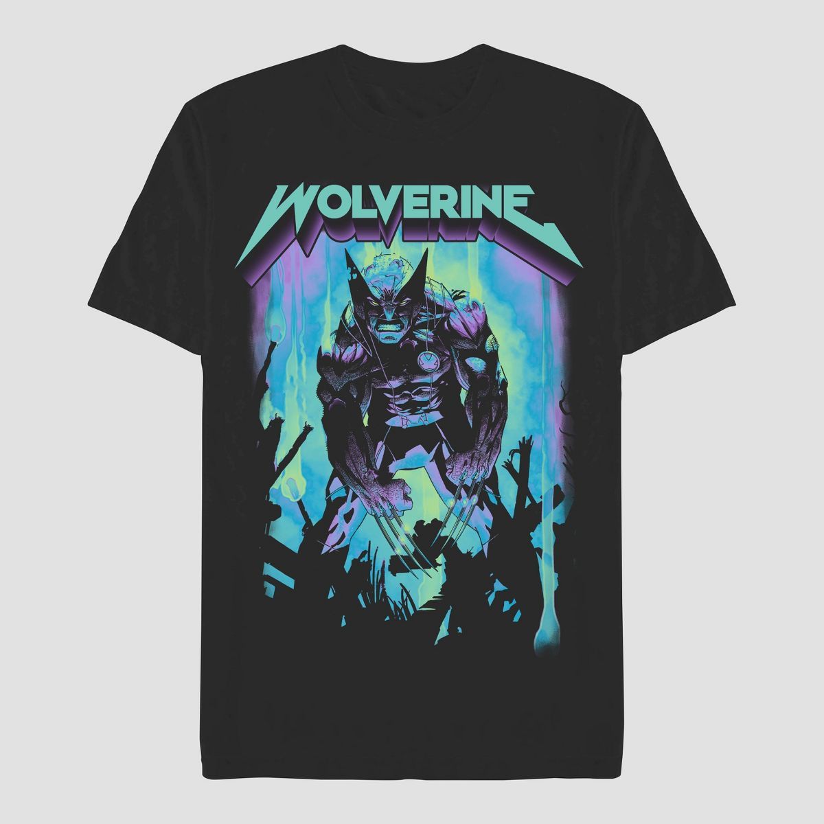 Men's Disney Wolverine Short Sleeve Graphic T-Shirt - Black | Target
