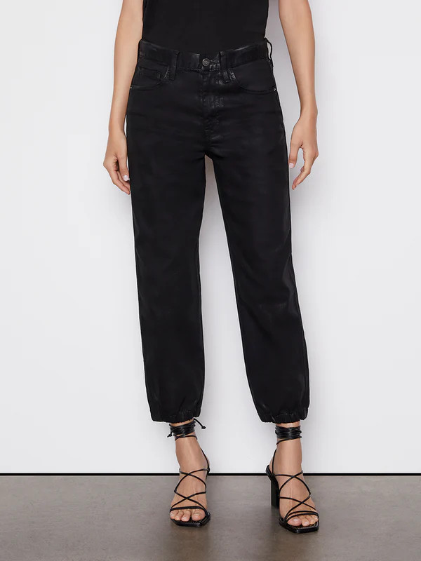 The Lounge Jean Noir Coated | Frame Denim