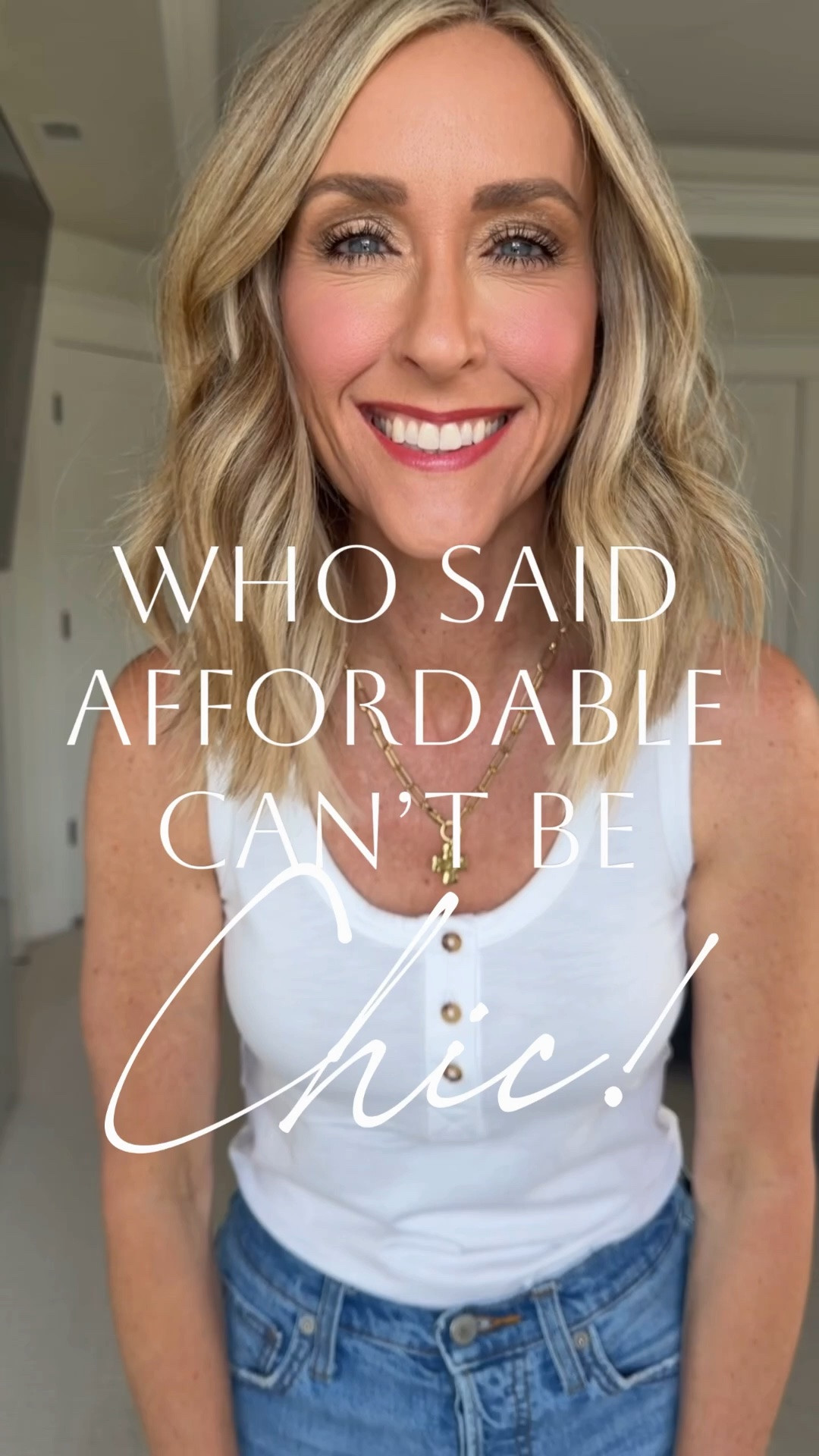 Who said affordable can’t be CHIC? Love a cute tank top with a button detail under $9 and elevate it immediately with a blazer that’s under $45! A simple way to go from your daytime plans to a night out ☀️🌙

#LTKdayinmylife #LTKgrwm #LTKOver40