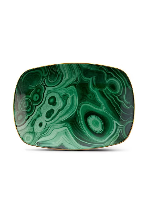 L'Objet Malachite Tray | Saks Fifth Avenue