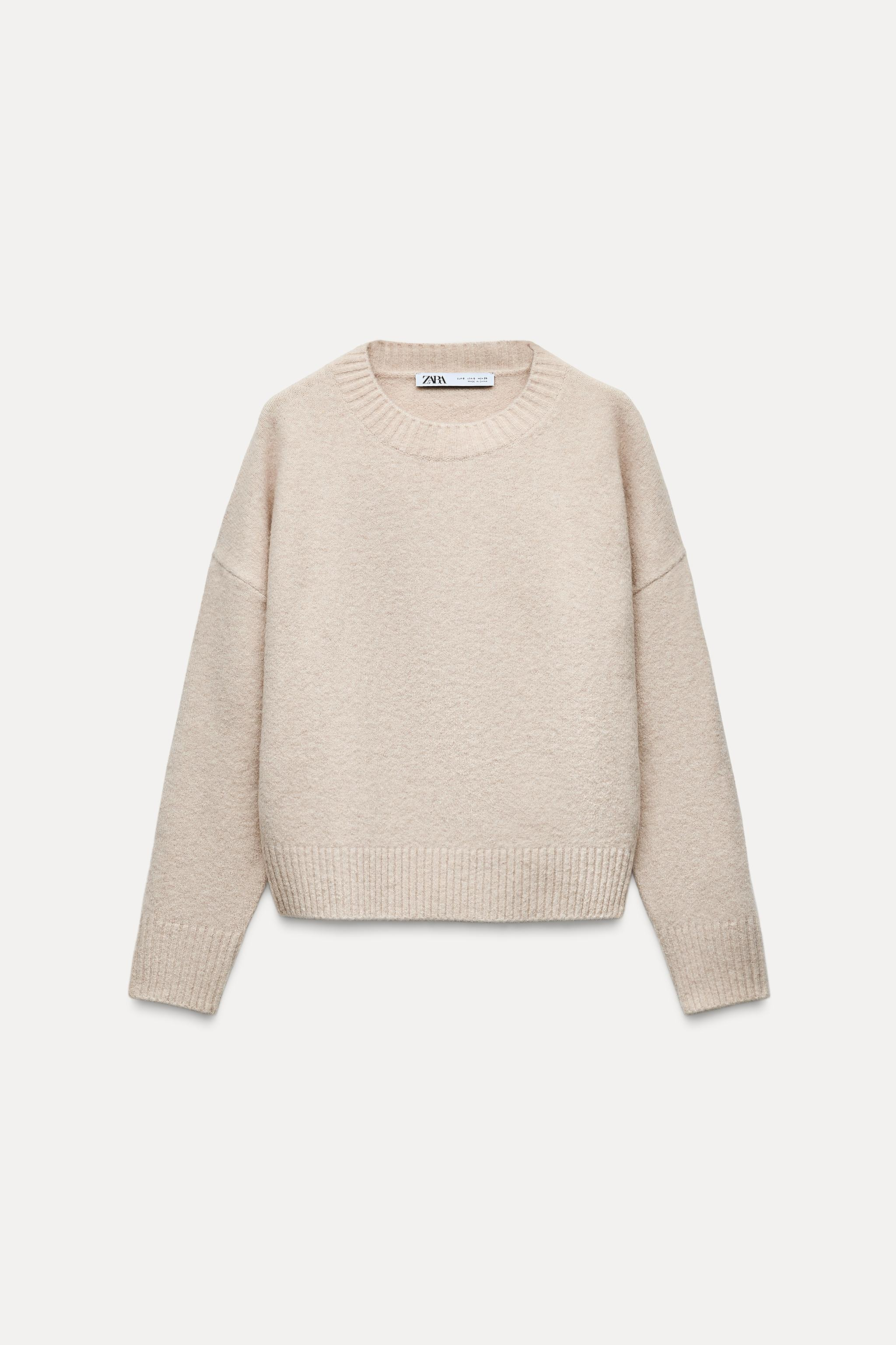 SOFT PLAIN KNIT SWEATER | Zara UK