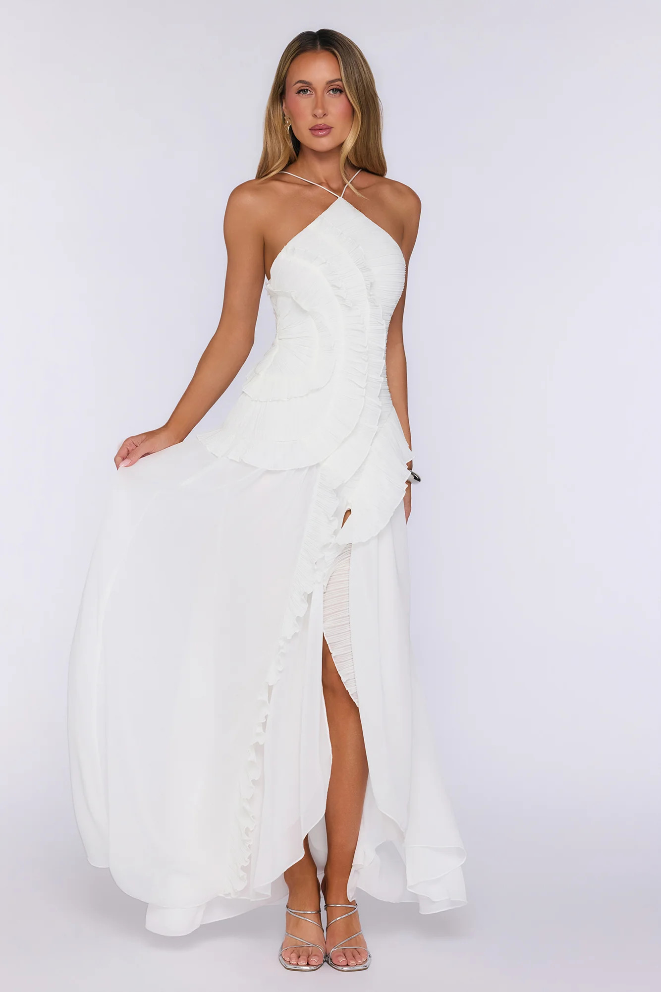 Beyond Style Maxi Dress Ecru | Hello Molly (US)