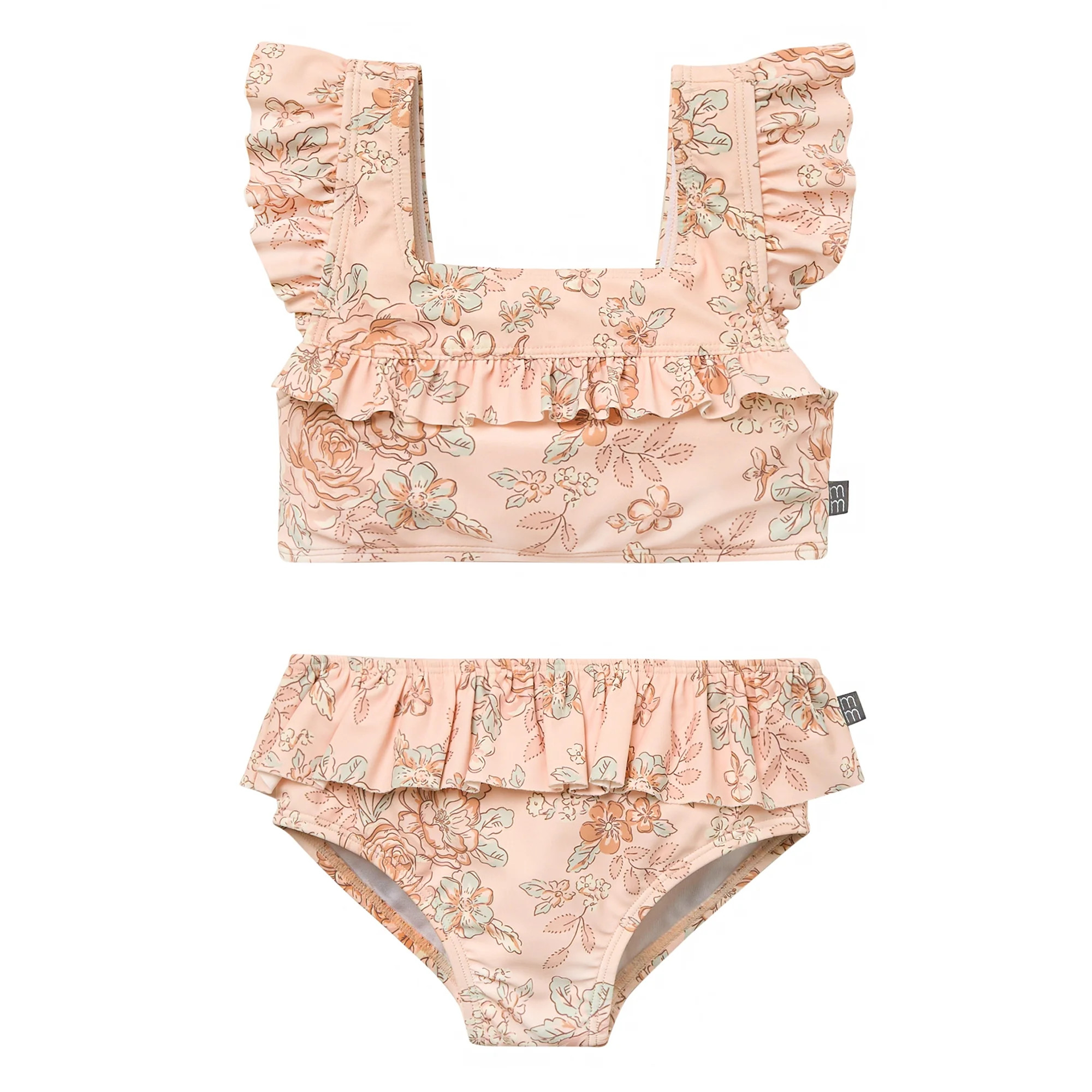 Modern Moments by Gerber Toddler Girl Swimsuit with Ruffles, Sizes 12M - 5T - Walmart.com | Walmart (US)