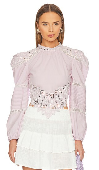 Hito Handkerchief Top in Soft Iris | Revolve Clothing (Global)