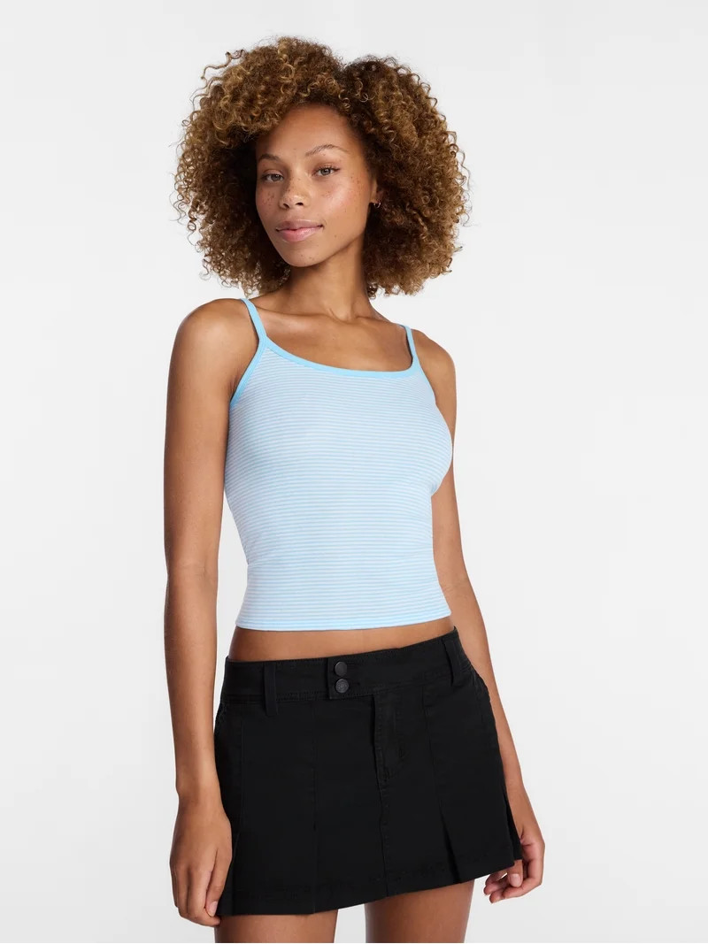 No Boundaries Scoop Neck Cami Top, Women's XXS-XXL | Walmart (US)