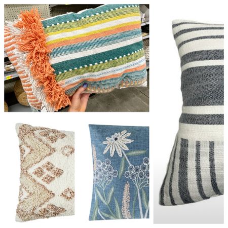 So many great decorative pillows and they’re all under $20! The colorful one isn’t in stock but check back here for restock updates! 

#LTKHome #LTKSeasonal #LTKSaleAlert
