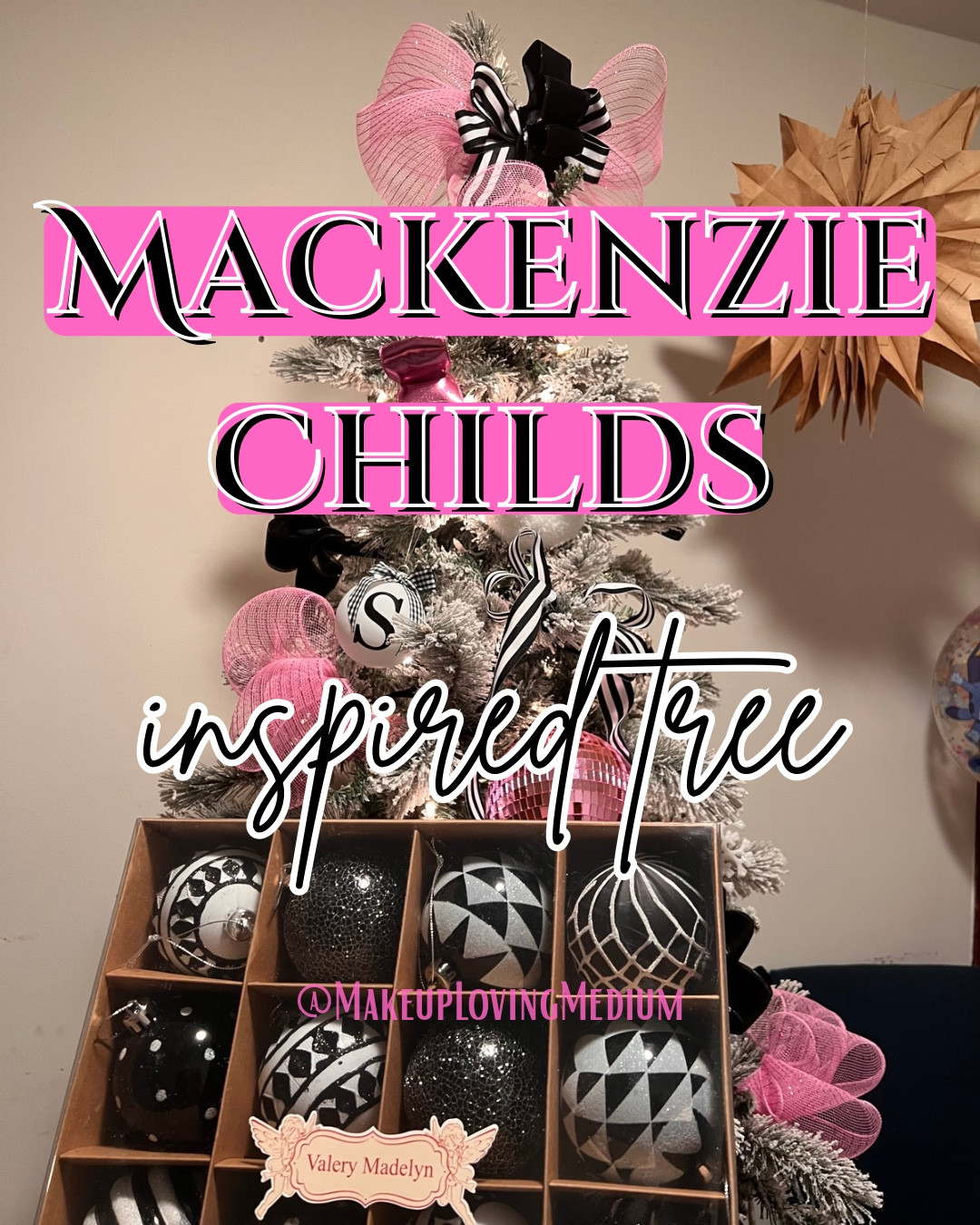 Mackenzie Childs inspired pink & black #ChristmasTree 



#LTKHome #LTKSeasonal #LTKHoliday