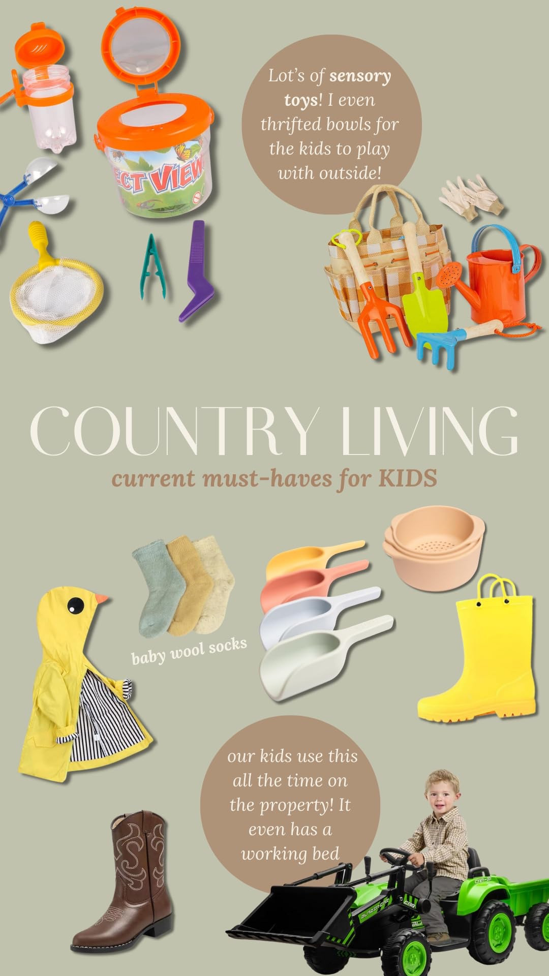 Some must-haves for the kids for living in the country!

#LTKmomlife