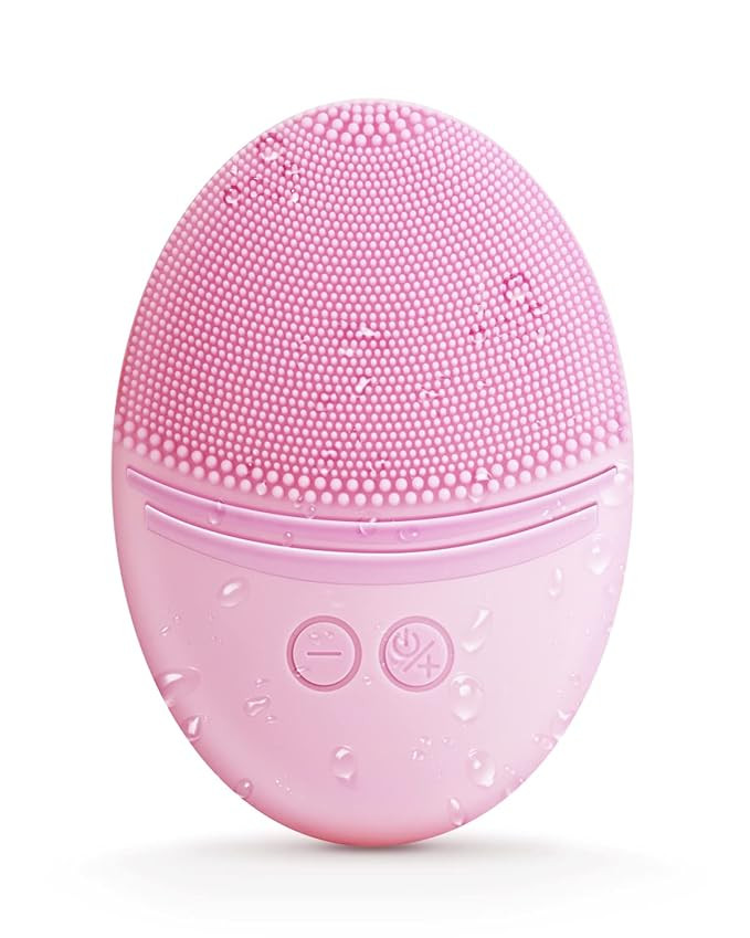 EZBASICS Facial Cleansing Brush Made with Ultra Hygienic Soft Silicone, Waterproof Sonic Vibratin... | Amazon (US)