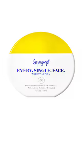 Supergoop! Every. Single. Face. Watery Lotion SPF 50 in Beauty: NA. | Revolve Clothing (Global)