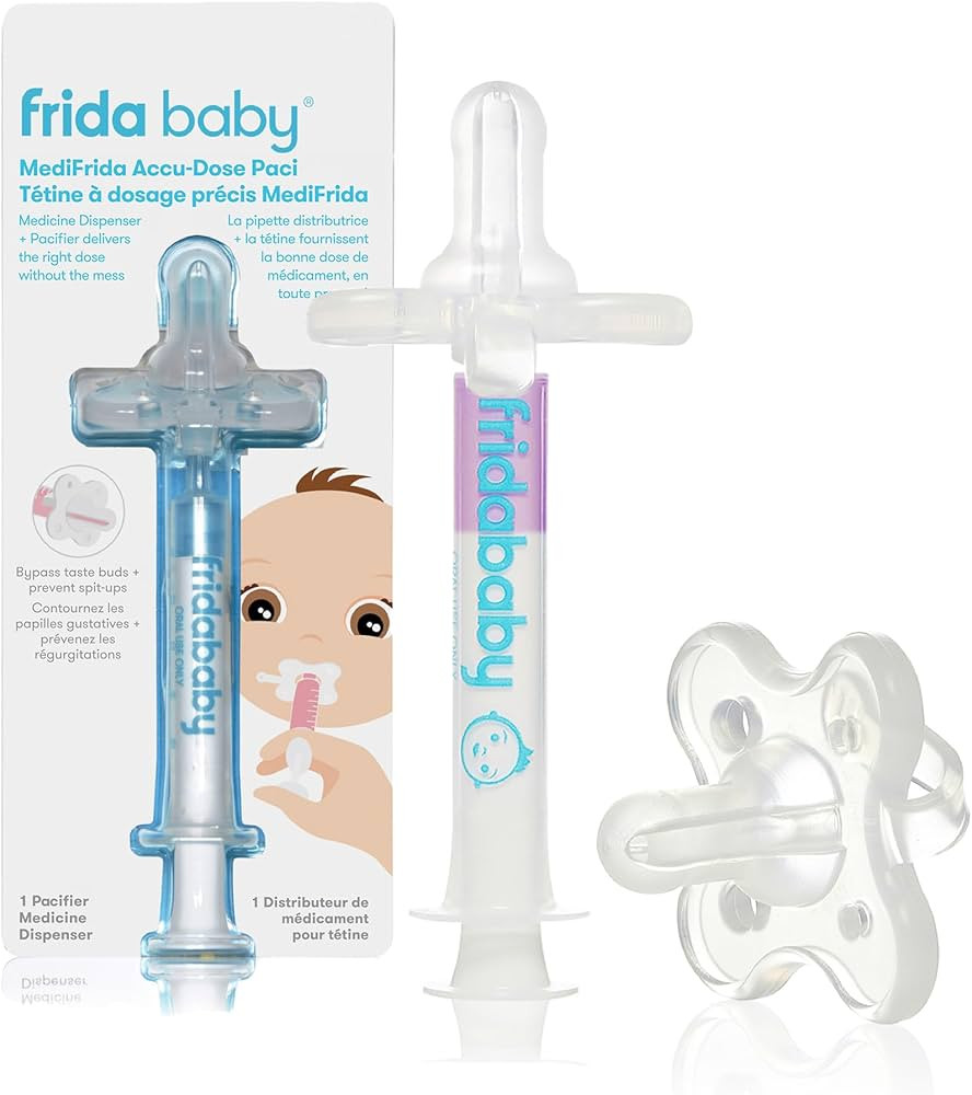 Frida Baby Medicine Pacifier, Medi Frida Baby Medicine Syringe & Accu-Dose Pacifier, Baby Medicin... | Amazon (CA)