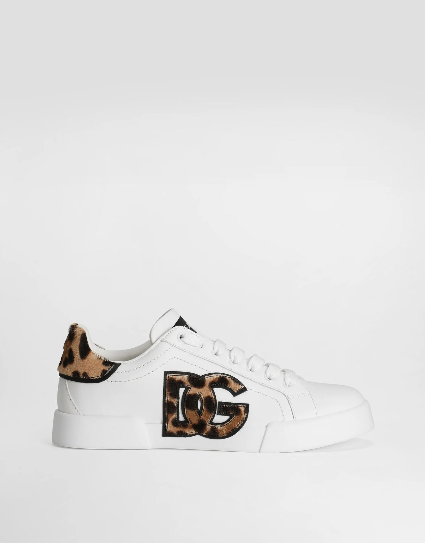 Portofino light strobel leather sneakers | Dolce & Gabbana US