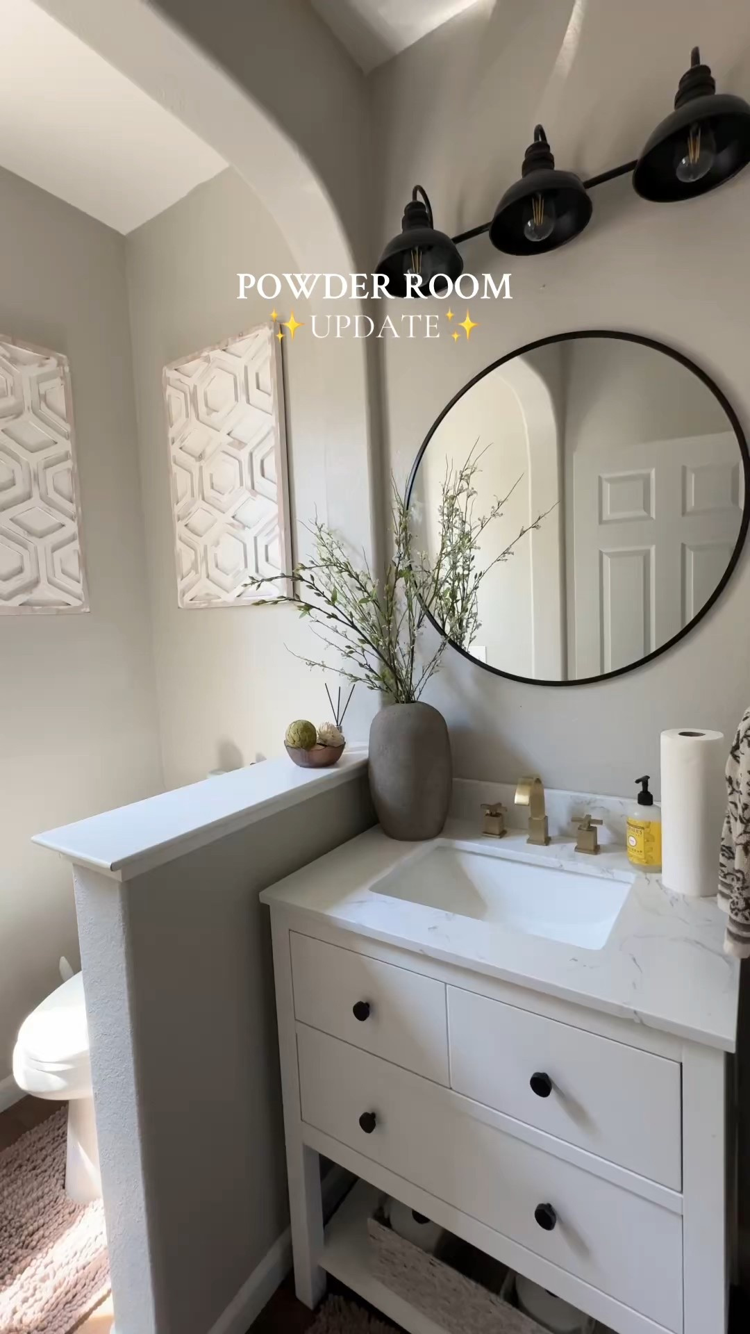 Stay tuned for Part 2✨ #BathroomRemodel #KohlsHome

#LTKStyleTip #LTKHome