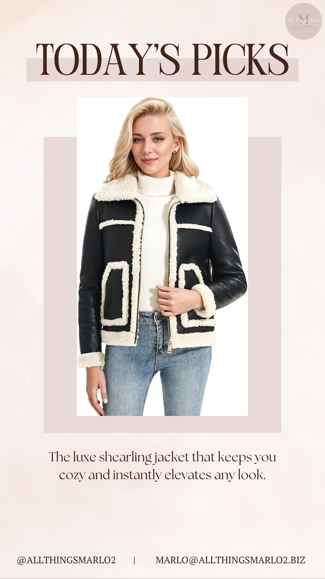The luxe shearling jacket that keeps you cozy and instantly elevates any look. 

 #LTKSeasonal #LTKWorkwear #LTKTravel