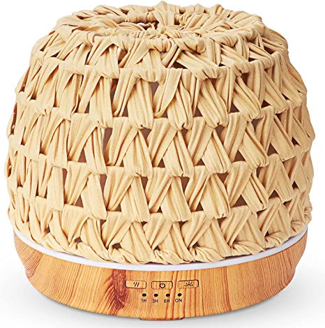 Bloomair 500ml Essential Oil Diffuser, Handmade Woven Rattan Diffusers for Essential Oils, Aromat... | Amazon (US)