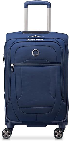 DELSEY Paris Helium DLX Softside Expandable Luggage with Spinner Wheels, Navy Blue, Carry on 20 I... | Amazon (US)