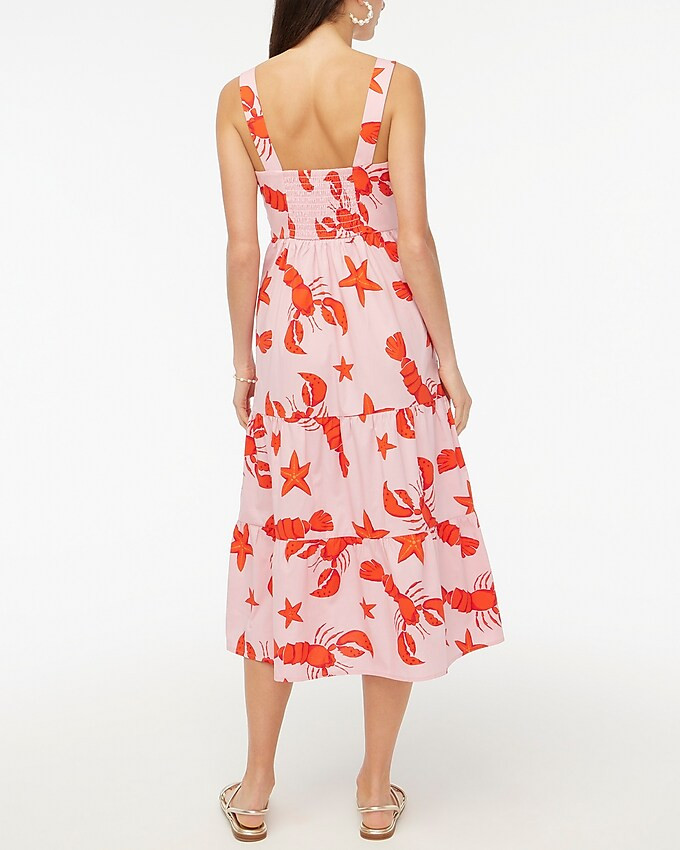 Squareneck midi dress | J.Crew Factory