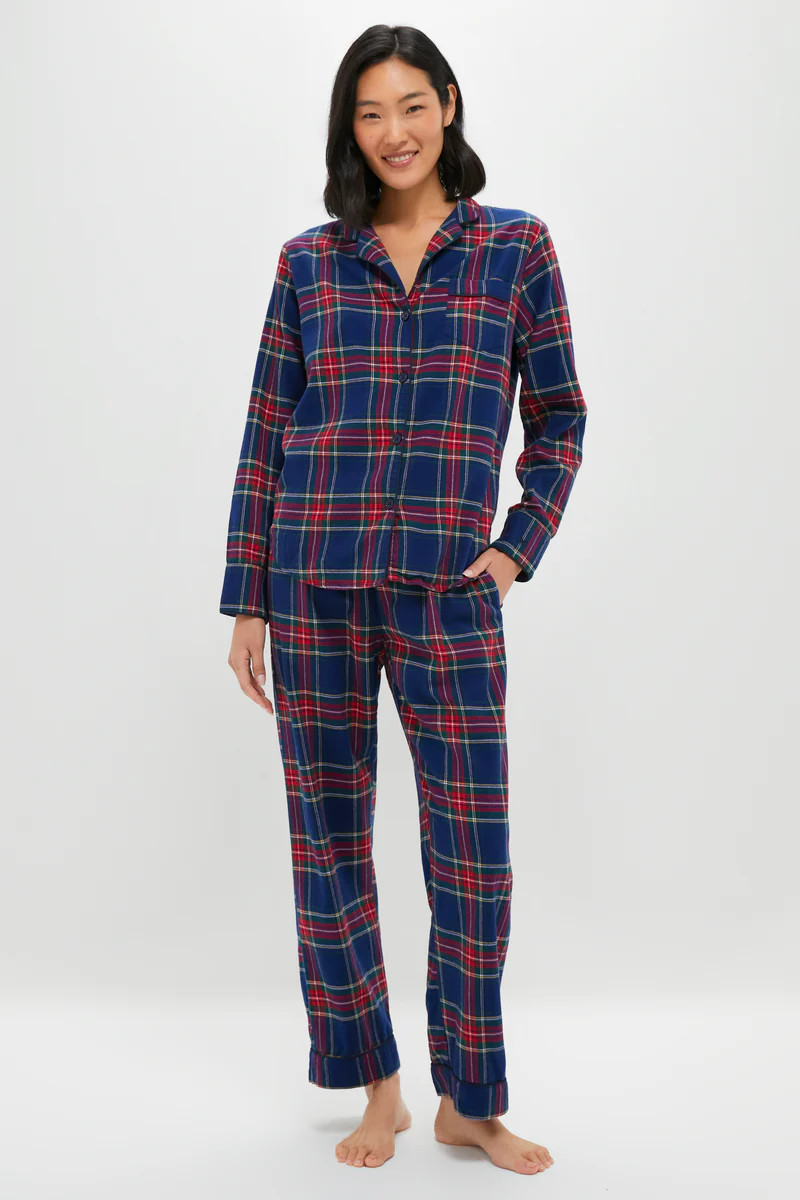 Womens Windsor Tartan Pajama Set | Tuckernuck (US)