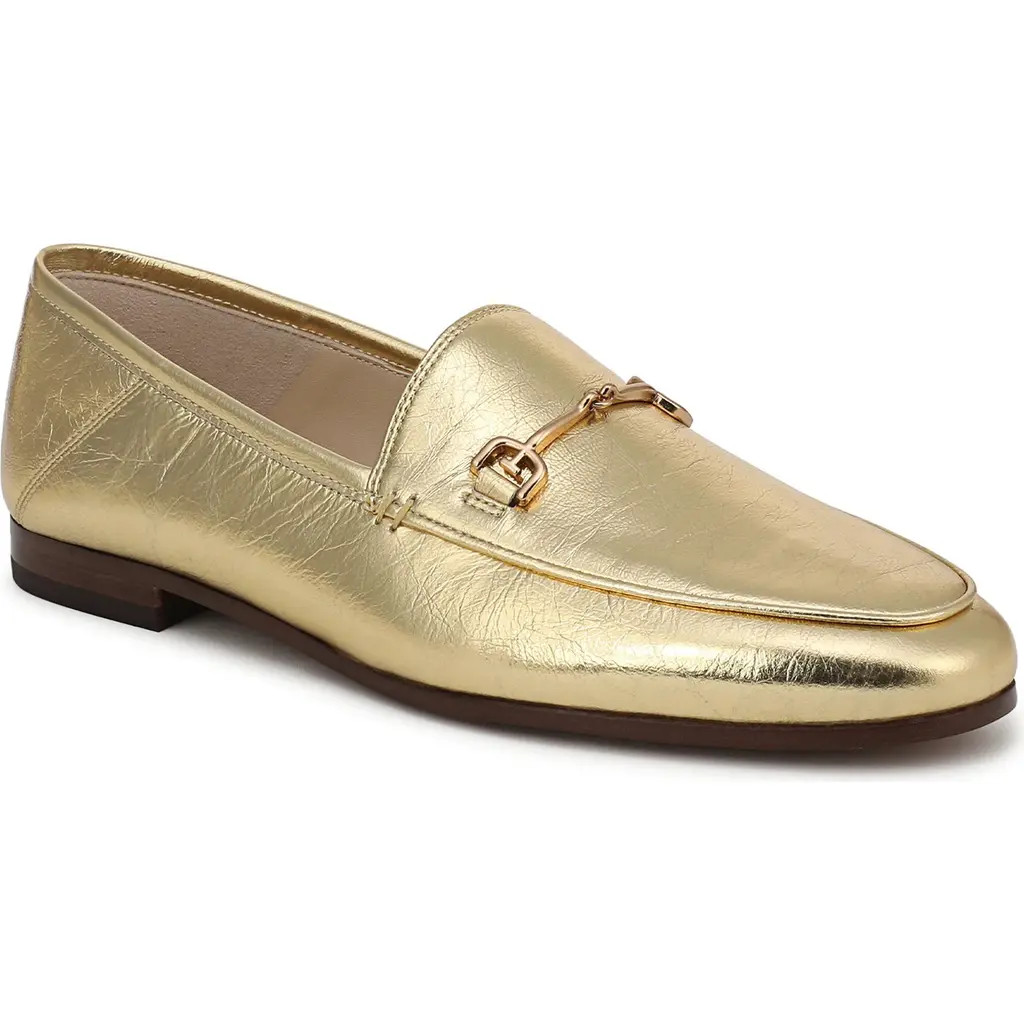Sam Edelman Loraine Bit Loafer in Amber Gold at Nordstrom, Size 10 | Nordstrom
