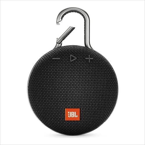 JBL Clip 3, Black - Waterproof, Durable & Portable Bluetooth Speaker - Up to 10 Hours of Play - Incl | Amazon (US)