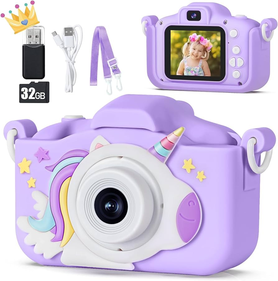 Upgraded 48MP Kids Camera for Girls Boys 3-12, Video Selfie Camera-Christmas Birthday Gift for To... | Amazon (US)