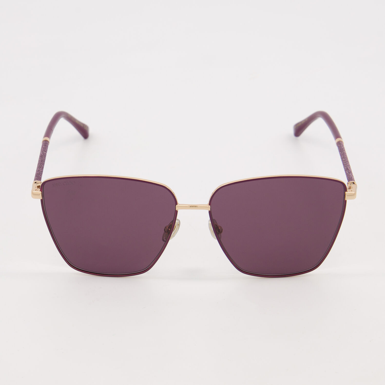 Purple Glitter Square Sunglasses | TK Maxx