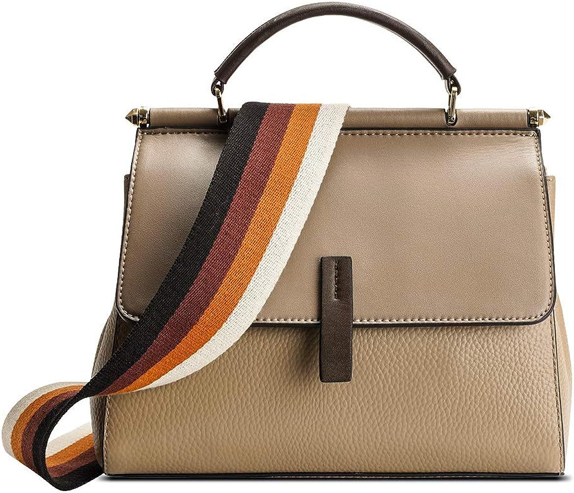 Genuine Leather Crossbody Bags for Women, Ladies Top Handle Handbag Fashion Messenger Shoulder Ba... | Amazon (US)