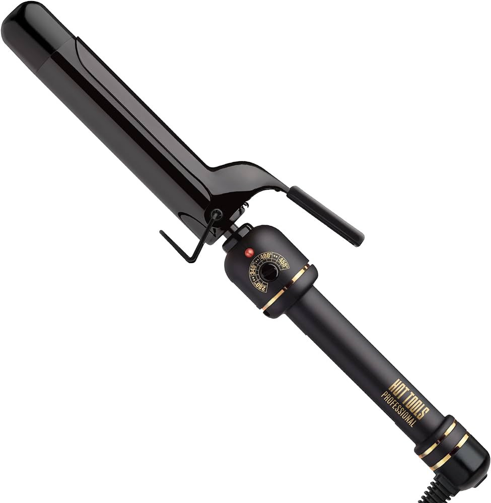 HOT TOOLS Pro Artist Black Gold Curling Iron, 1-1/4 inch | Amazon (US)