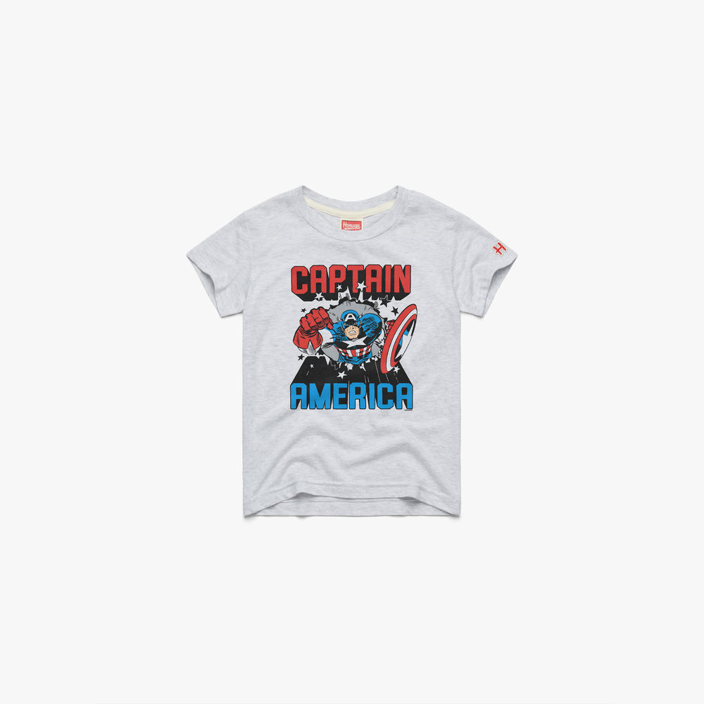 Youth Captain America Bustin' Through | Homage