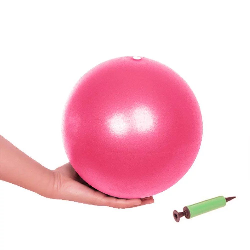 Small Exercise Ball, Mini Fitness Ball for Barre Pilates Balance Gym Yoga Balance Stability Bende... | Walmart (US)