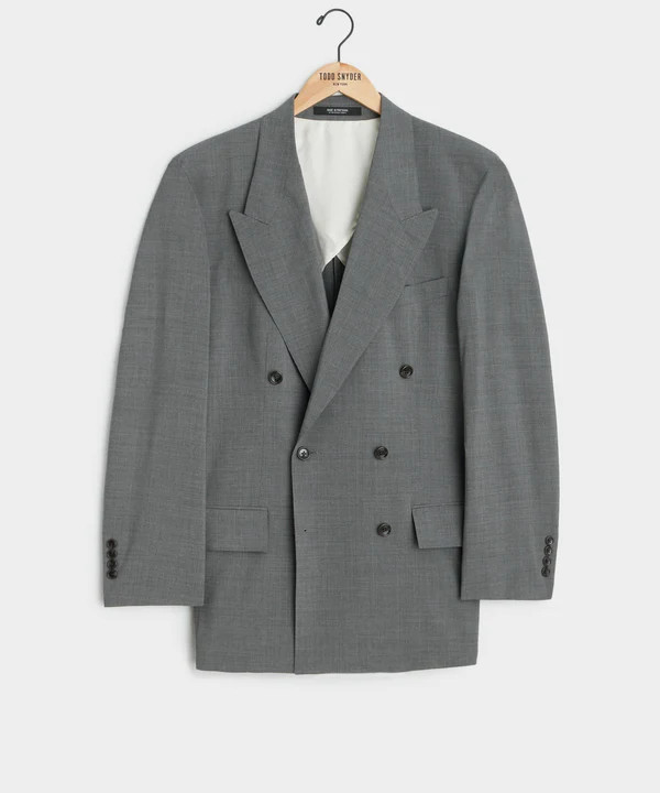 Italian Tropical Wool Wythe Jacket in Grey | Todd Snyder