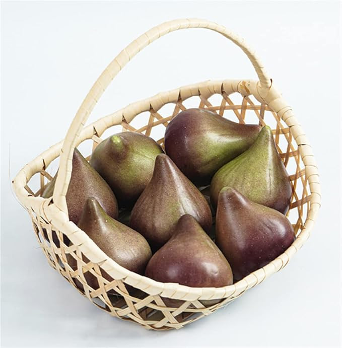 Skyseen 8PCS Realistic Artificial Fruits Lifelike Decorative Fig Photography Props Home Decoratio... | Amazon (US)