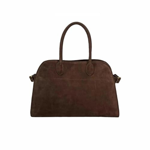 Lizibt Brown Margaux Bag Look Alike Suede Original - Faux Leather (Brown Red, 15) | Amazon (US)