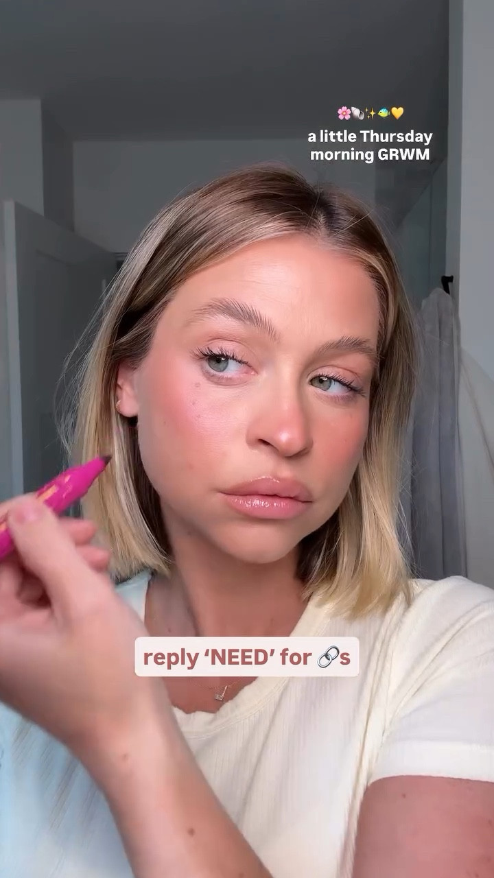 a little Thursday morning GRWM 🌸🐚✨🐠💛 

#LTKgrwm #LTKmomlife #LTKBeauty